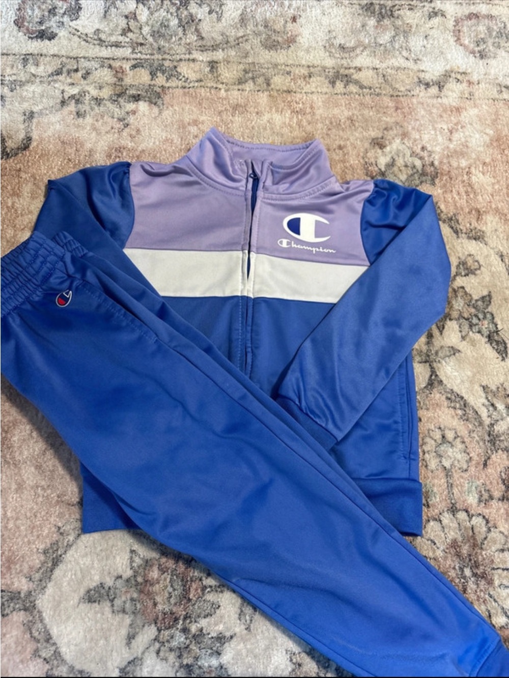Champion Girls Blue and Purple Track Jacket & Joggers